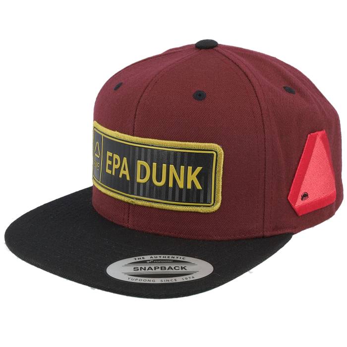 アイコニック Iconic 【 Epa Dunk Gold Registreringsskylt Maroon/Black Snapback Men Red 】 ダンク ..