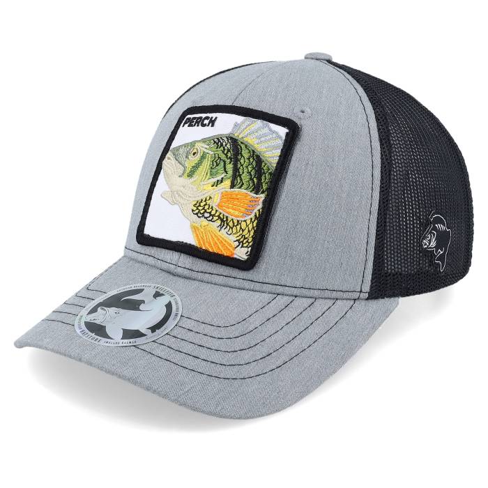 Skillfish 【 Kids Perch Pro Fishing 112 Split Grey/Black Trucker Kids Grey 】 プロ トラッカー キッズ ベビー マタニティ キッズファッション 帽子 キャップ ジュニア キッズ 灰色 グレー