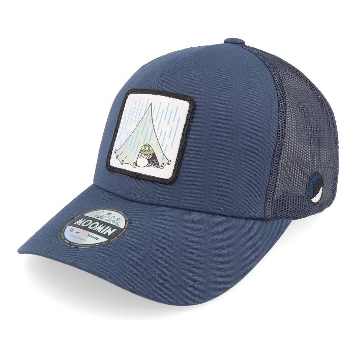 【★スーパーSALE★12/11深夜2時迄】Moomin 【 Tent Navy Trucker Men Blue 】 紺色 ネイビー トラッカー..