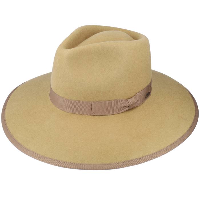 【★スーパーSALE★3/11深夜2時迄】ブリクストン Brixton 【 Jo Rancher Bronze Fedora Men Beige 】 銅・ブロンズ バッグ 小物 ブランド雑貨 帽子 メンズ帽子 ハット メンズ ベージュ