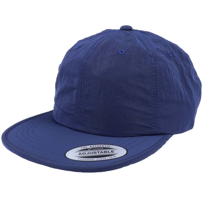 樂天商城 - ユーポン Yupoong 【 Nylon Cap Navy Fitted Men Blue 】 ナイロン キャップ 帽子 紺色 ネイビー メンズ 青色 ブルー