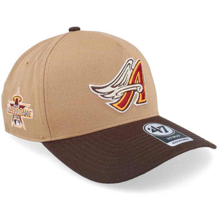 フォーティーセブンブランド 47 Brand 【 Hatstore Exclusive X Los Angeles Angels Coops All Star Game Sure Shot Mvp Dt Camel/Brown Adjustable Men Beige 】 angels エンジェルス Game ゲーム メンズ ベージュ