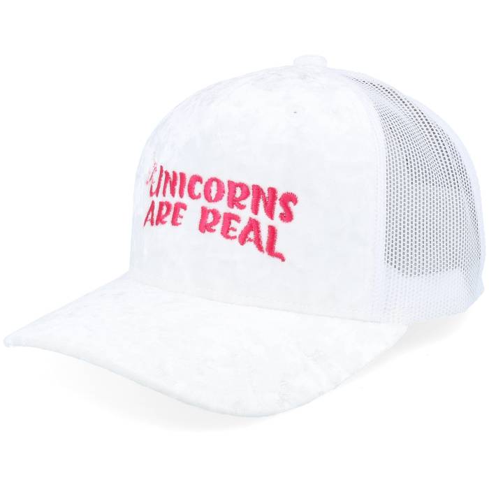 Unicorns 【 Are Real Velvet White/White A-Frame Trucker Men White 】 レアル トラッカー バッグ 小..