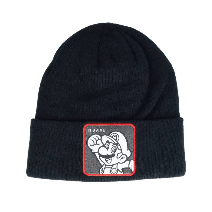 Capslab �� Kids Super Mario Black Cuff Kids Black �� ���� �֥�å� ���å� �٥ӡ� �ޥ��˥ƥ� ���å��ե��å���� ˹�� �˥å�˹ ����˥� ���å� ���� �֥�å�