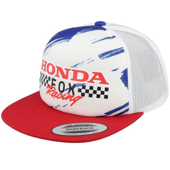 フォックス Fox 【 Kids X Honda Racing Foam White/Red Trucker Snapback Kids White 】 トラッカー S..