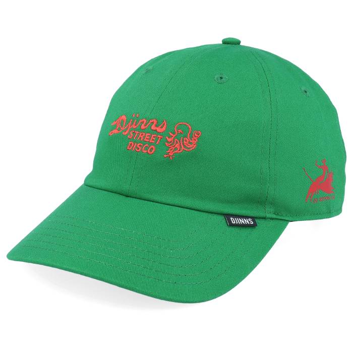【★スーパーSALE★3/11深夜2時迄】Djinns 【 Street Disco Green Dad Cap Men Green 】 street ストリート green 緑・グリーン キャップ 帽子 バッグ 小物 ブランド雑貨 帽子 メンズ帽子 キャップ メンズ green 緑・グリーン