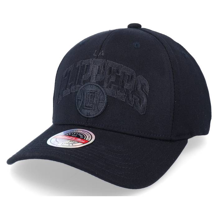 ミッチェル&ネス Mitchell & Ness 【 Los Angeles Clippers Black Out Arch Black Adjustable Men Blac..
