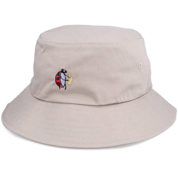 【★スーパーSALE★3/11深夜2時迄】Abducted 【 Tiny Lady Bug Saxophone Khaki Bucket Men Beige 】 カ..