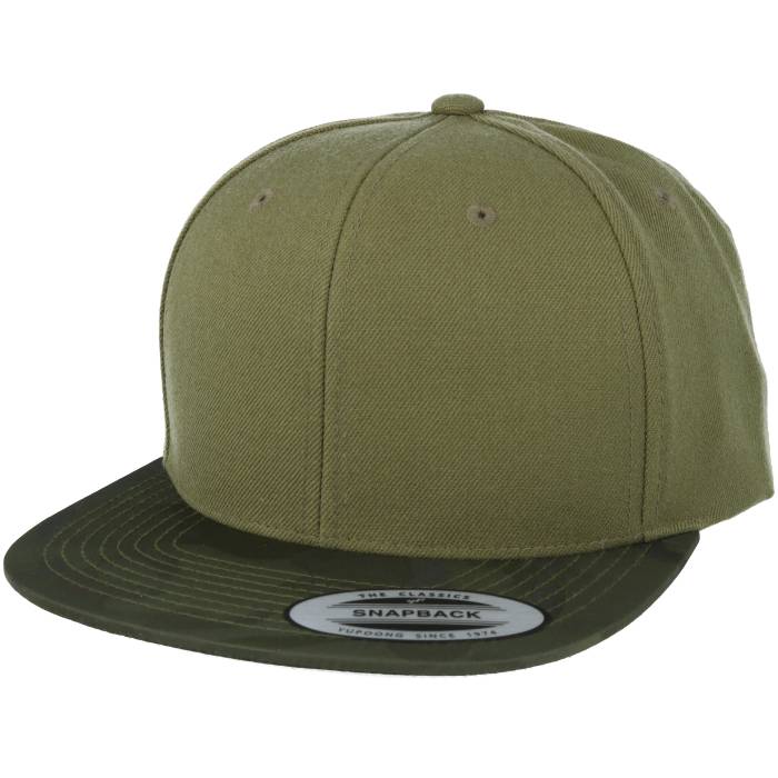 ユーポン Yupoong 【 Visor Camo Olive Snapback Men 】 カモ柄 olive オリーブ Snapback スナップバック バッグ バッグ 小物 ブランド雑貨 帽子 メンズ帽子 キャップ メンズ