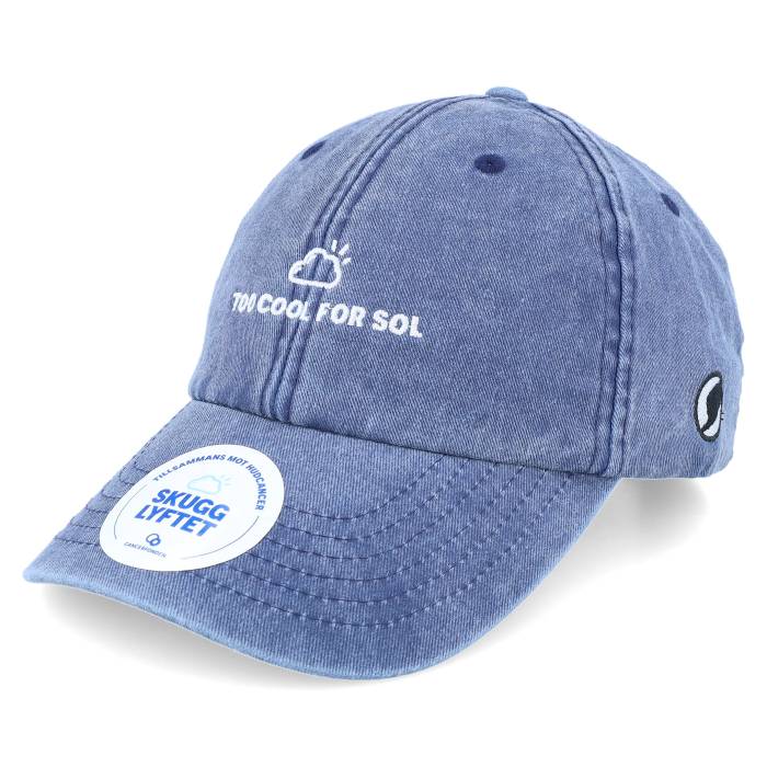 Hatstore 【 Too Cool For Sol Washed Denim Blue Dad Cap Men Blue 】 クール デニム 青色 ブルー キャップ 帽子 バッグ 小物 ブランド雑貨 帽子 メンズ帽子 キャップ メンズ 青色 ブルー