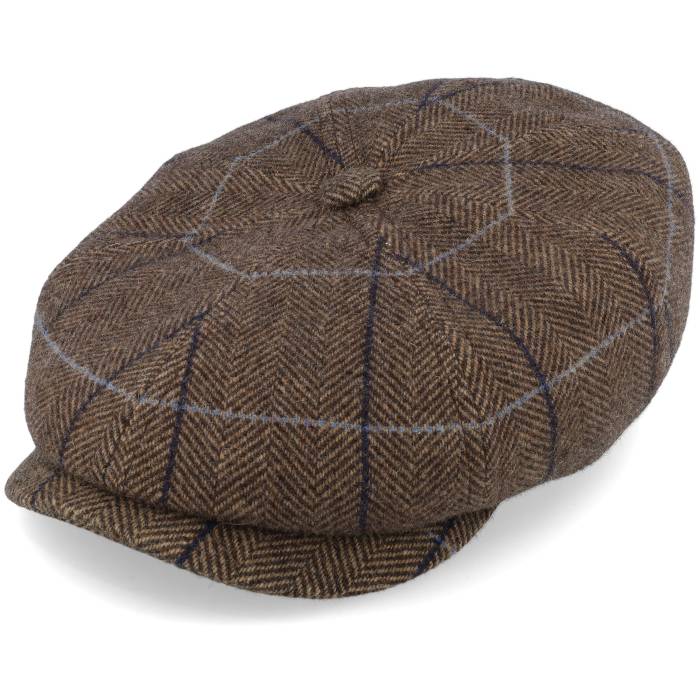 ステットソン Stetson 【 Hatteras Wool Brown Flat Cap Men Brown 】 茶色 ブラウン キャップ 帽子 メンズ 茶色 ブラウン