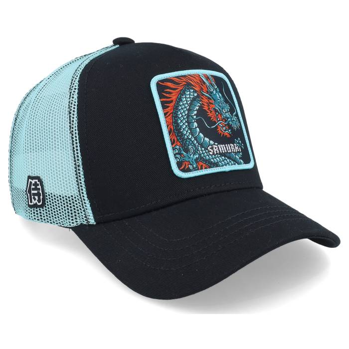 Capslab 【 Fantastic Beasts Dragon Black/Light Blue Trucker Men Black 】 ドラゴン 青色 ブルー トラッカー バッグ 小物 ブランド雑貨 帽子 メンズ帽子 キャップ メンズ 黒色 ブラック