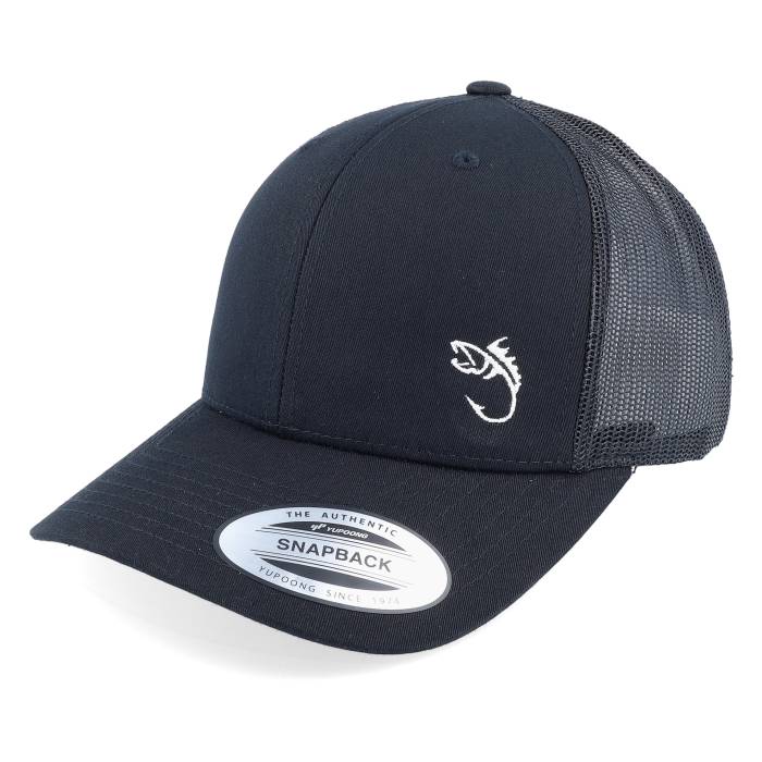 Skillfish 【 White Fish Hook Logo Black Trucker Men Black 】 白色 ホワイト ロゴ 黒色 ブラック トラッカー バッグ 小物 ブランド雑貨 帽子 メンズ帽子 キャップ メンズ 黒色 ブラック(4.0)