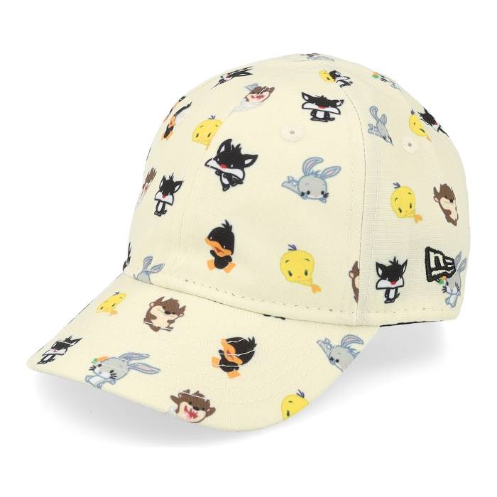 ニューエラ New Era 【 Kids Infant Looney Tunes All Over Print 9Forty Looney Tunes Stone Dad Cap Kids Beige 】 キャップ 帽子 キッズ ベビー マタニティ キッズファッション 帽子 キャップ ジュニア キッズ ベージ
