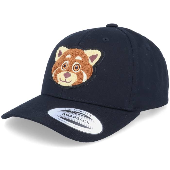 Kiddo Cap �� Red Panda Chenille Patch Black Adjustable Kids Black �� Red �֡���å� ���� �֥�å� ���å� �٥ӡ� �ޥ��˥ƥ� ���å��ե��å���� ˹�� ����å� ����˥� ���å� ���� �֥�å�