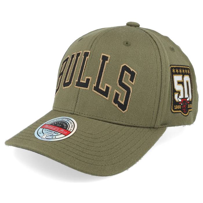 ミッチェル&ネス Mitchell & Ness 【 Hatstore Exclusive X Chicago Bulls Script Flight Olive Adjustable Men Green 】 シカゴ ブルズ スクリプト Flight フライト olive オリーブ バッグ 小物 ブランド雑貨 帽子 メンズ帽