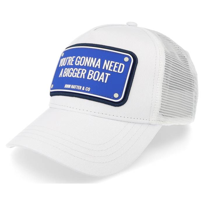 John Hatter & Co 【 Bigger Boat White Trucker Men White 】 白色 ホワイト トラッカー バッグ 小物 ..