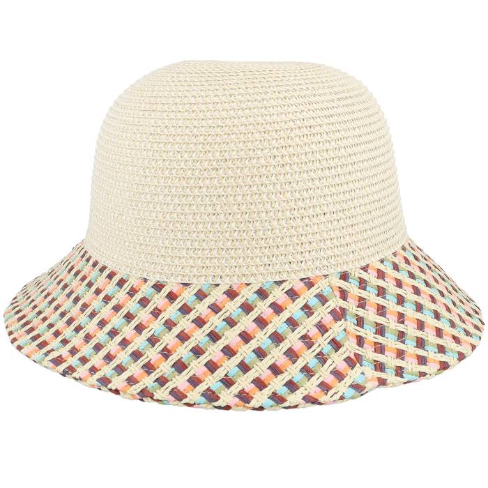 【★スーパーSALE★3/11深夜2時迄】Seeberger 【 Straw Fabric Linen/Sandal Cloche Women Beige 】 バッグ 小物 ブランド雑貨 帽子 レディース帽子 ハット レディース ベージュ