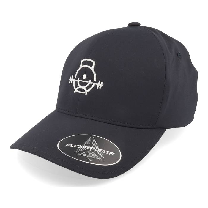 Berzerk 【 Workout Fitness Logo Delta Black Flexfit Men Black 】 workout ワークアウト フィットネス ロゴ 黒色 ブラック バッグ 小物 ブランド雑貨 帽子 メンズ帽子 キャップ メンズ 黒色 ブラック