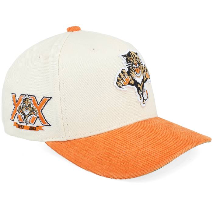 【★スーパーSALE★3/11深夜2時迄】ミッチェル&ネス Mitchell & Ness 【 Florida Panthers Sunset Pro Crown Sand/Orange A-Frame Adjustable Men Beige 】 フロリダ パンサーズ プロ バッグ 小物 ブランド雑貨 帽子 メンズ帽子 キャップ メンズ ベージュ