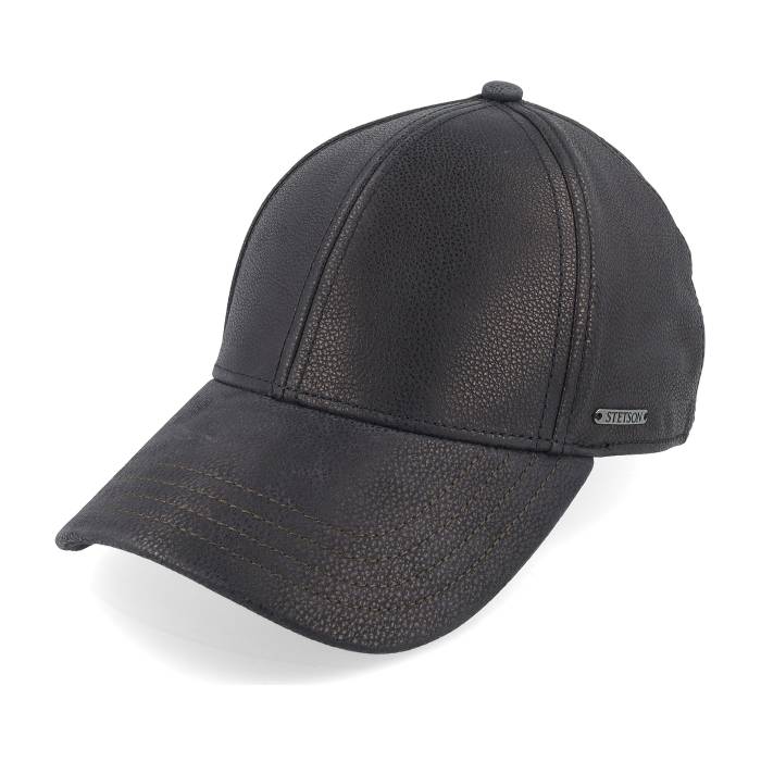 ���ƥåȥ��� Stetson �� Baseball Cap Chevrette Cowhide Black Earflap Fitted M...