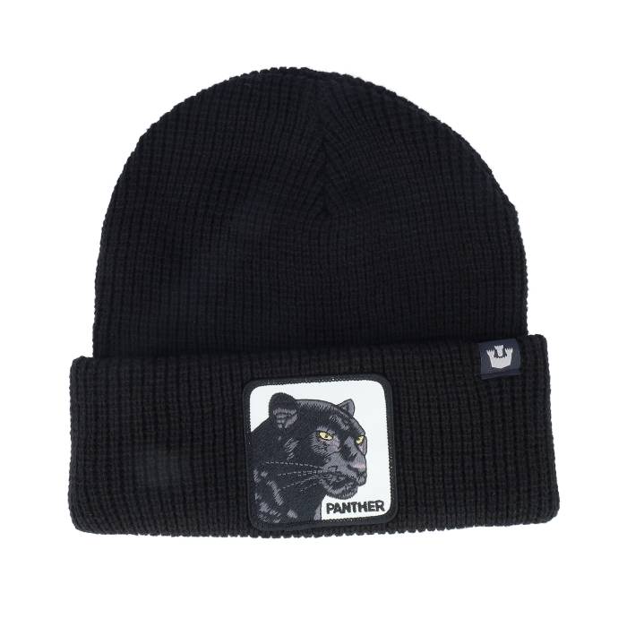 Goorin Bros. 【 Panther Vision Beanie Black Cuff Men Black 】 キャップ 帽子 黒色 ブラック バッグ 小物 ブランド雑貨 帽子 メンズ帽子 ニット帽 メンズ 黒色 ブラック