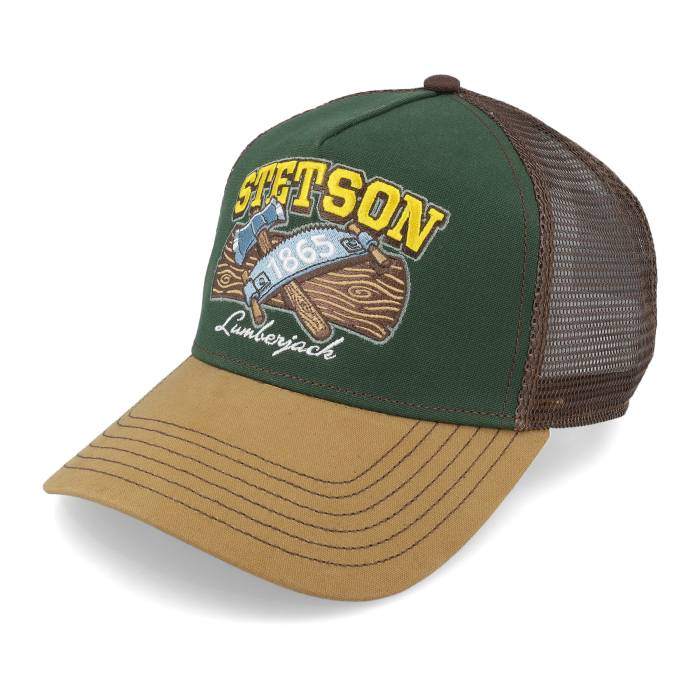 ステットソン Stetson 【 Lumberjack Green Trucker Men Green 】 green 緑・グリーン トラッカー バッグ 小物 ブランド雑貨 帽子 メンズ帽子 キャップ メンズ green 緑・グリーン