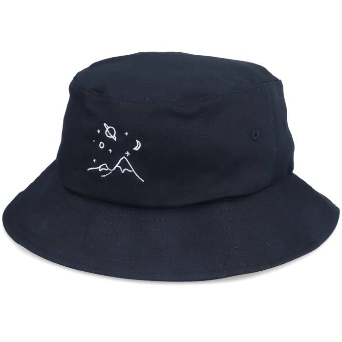 【★スーパーSALE★3/11深夜2時迄】Abducted 【 Mountain Space Gazing Black Bucket Men Black 】 黒色 ブラック バッグ 小物 ブランド雑貨 帽子 メンズ帽子 ハット メンズ 黒色 ブラック