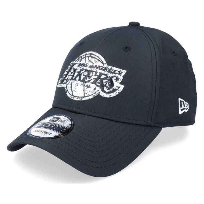 ニューエラ New Era 【 Los Angeles Lakers Black White 9Forty Black Adjustable Men Black 】 Lakers レイカーズ 黒色 ブラック 白色 ホワイト バッグ 小物 ブランド雑貨 帽子 メンズ帽子 キャップ メンズ 黒色 ブラ