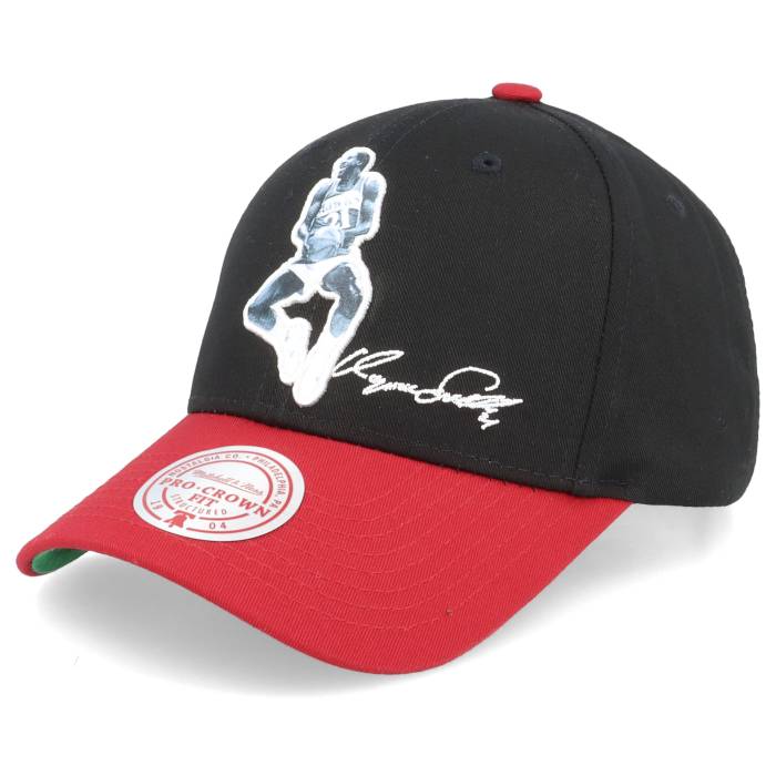 ミッチェル ネス Mitchell Ness 【 Atlanta Hawks Highlight Real Wilkins Black/Red Adjustable Men Black 】 アトランタ ホークス ハイライト レアル メンズ 黒色 ブラック