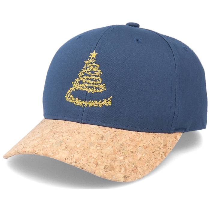 Ho-Ho-Hats 【 Christmas Tree Stars Navy/Cork Adjustable - Iconic Men Blue, 】 クリスマス スター..