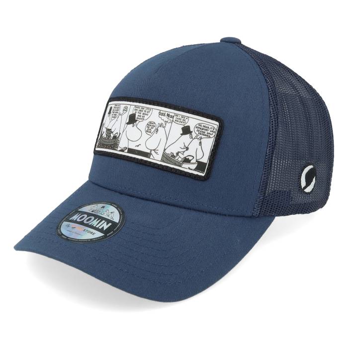Moomin 【 Comic Strip Boat Trip Navy Trucker Men Blue 】 紺色 ネイビー トラッカー バッグ 小物 ブ..