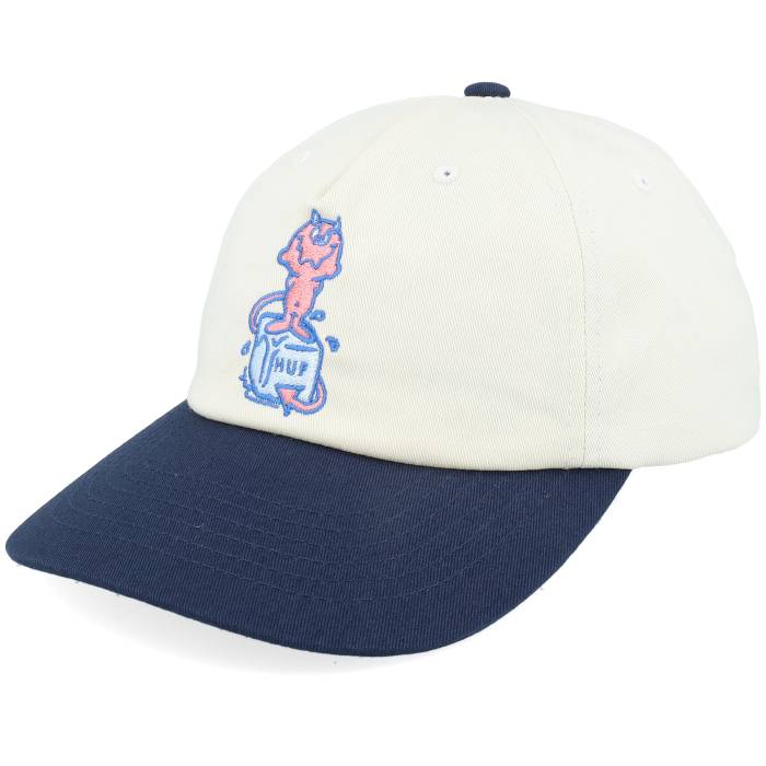 ハフ Huf 【 Melt 5 Panel Natur/Navy Dad Cap Men Beige 】 キャップ 帽子 バッグ 小物 ブランド雑貨 帽子 メンズ帽子 キャップ メンズ ベージュ