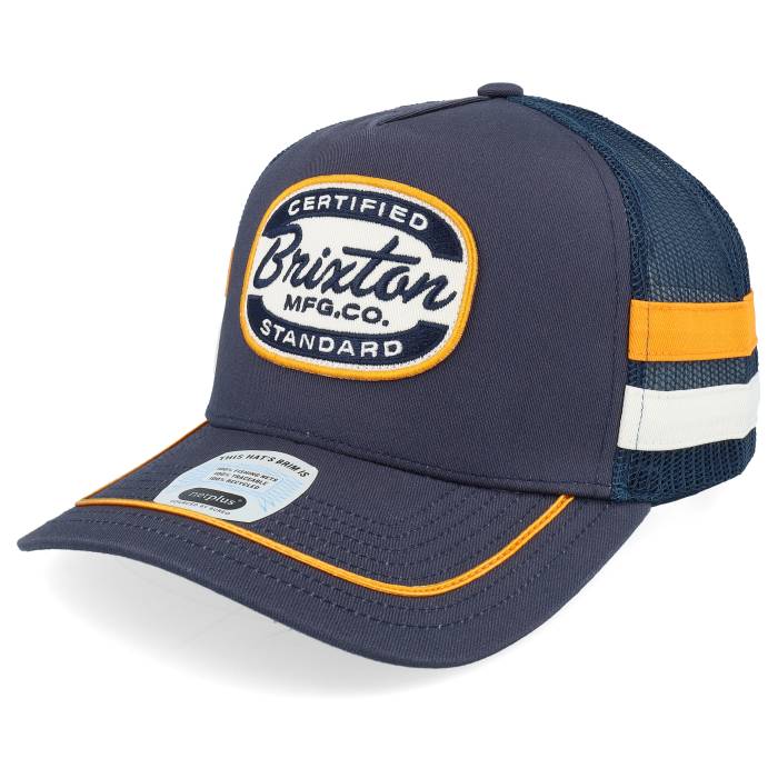 【★スーパーSALE★3/11深夜2時迄】ブリクストン Brixton 【 Copley Np Hat Navy/Navy A-Frame Trucker Men Blue 】 トラッカー バッグ 小物 ブランド雑貨 帽子 メンズ帽子 キャップ メンズ 青色 ブルー