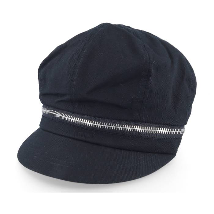 Seeberger 【 Cotton Fabirc Balloon Cap With Zipper Black Visor Vega Cap Women Black 】 キャップ 帽子 黒色 ブラック ベガ・ヴェガ バッグ 小物 ブランド雑貨 帽子 レディース帽子 キャップ レディース 黒色 ブラ