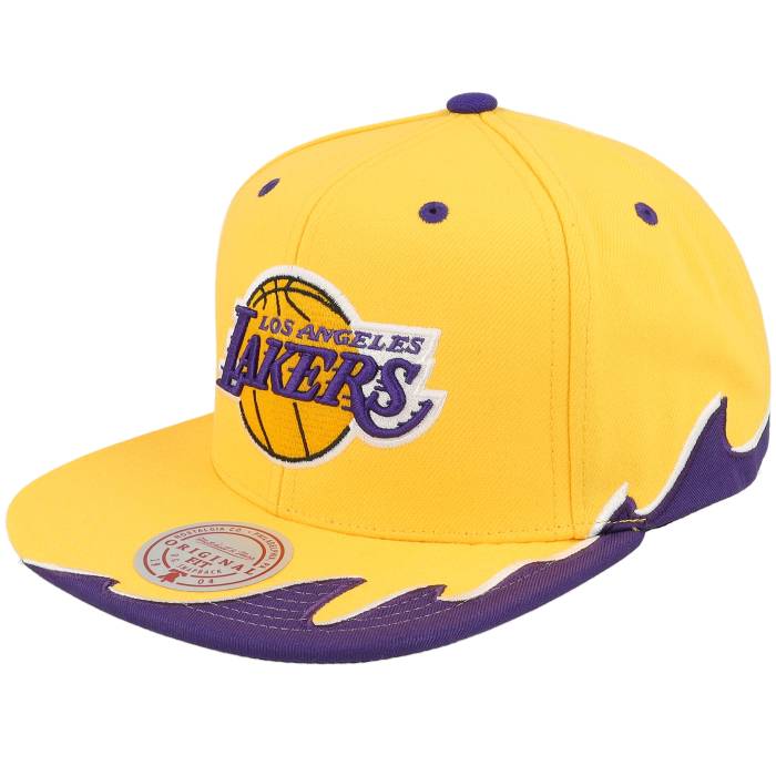 【★スーパーSALE★3/11深夜2時迄】ミッチェル&ネス Mitchell & Ness 【 Los Angeles Lakers Rising Tide Yellow Snapback Men Yellow 】 Lakers レイカーズ yellow 黄色・イエロー Snapback スナップバック バッグ バッグ 小物 ブランド雑貨 帽子 メンズ帽