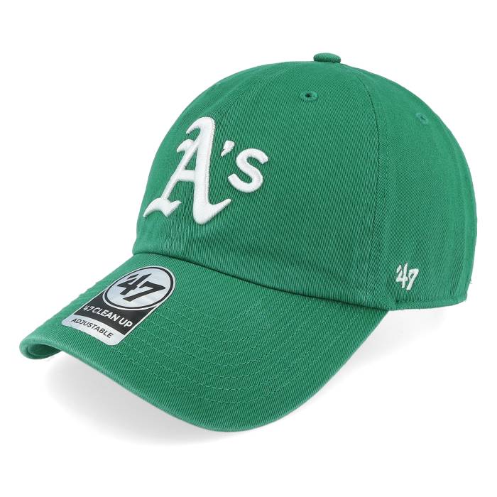 フォーティーセブンブランド 47 Brand 【 Oakland Athletics Clean Up Kelly Dad Cap Men Green 】 オークランド アスレチックス キャップ 帽子 バッグ 小物 ブランド雑貨 帽子 メンズ帽子 キャップ メンズ gree