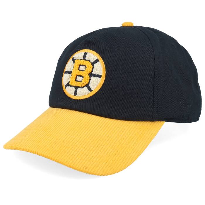 アメリカンニードル American Needle 【 Boston Bruins Burnett Black/Yellow Corduroy Dad Cap Men Black 】 ボストン ブルーインズ コーデュロイ キャップ 帽子 バッグ 小物 ブランド雑貨 帽子 メンズ帽子 キャッ