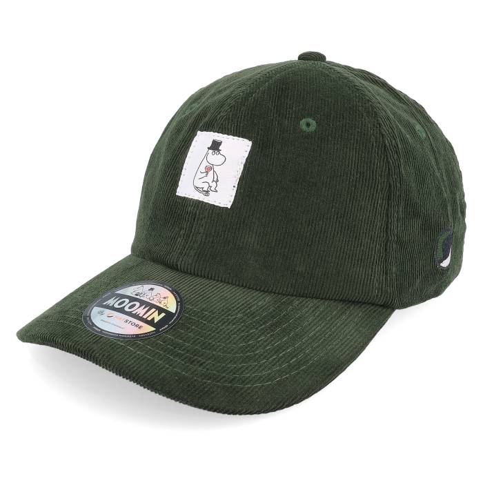 【★スーパーSALE★3/11深夜2時迄】Moomin 【 Pappa Olive Cord Dad Cap Men Green 】 olive オリーブ キャップ 帽子 バッグ 小物 ブランド雑貨 帽子 メンズ帽子 キャップ メンズ green 緑・グリーン