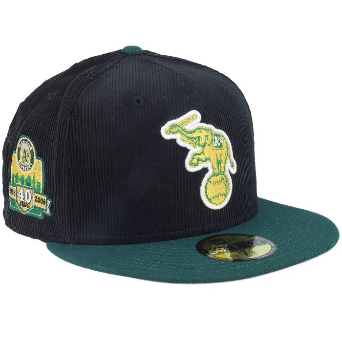 ニューエラ New Era 【 Oakland Athletics Memory 59Fifty Cord Black/Green Fitted Men 】 オークランド アスレチックス バッグ 小物 ブランド雑貨 帽子 メンズ帽子 キャップ メンズ