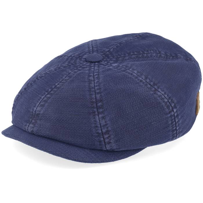 ���ƥåȥ��� Stetson �� Hatteras Cotton X The Feebles Navy Flatcap Men Blue ��...