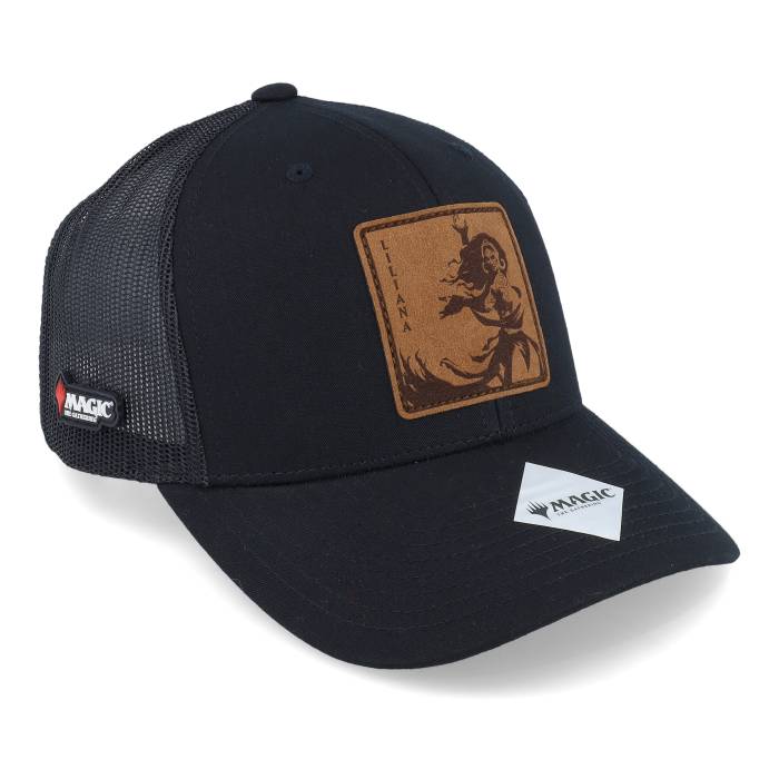 Magic: The Gathering 【 Liliana Planeswalker Black Retro Trucker Men Black 】 黒色 ブラック レトロ トラッカー バッグ 小物 ブランド雑貨 帽子 メンズ帽子 キャップ メンズ 黒色 ブラック