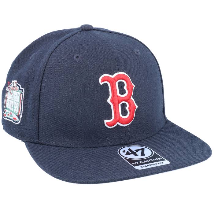 フォーティーセブンブランド 47 Brand 【 Hatstore Exclusive X Boston Red Sox Mlb Captain Patch Drop Men Blue 】 ボストン Red 赤・レッド バッグ 小物 ブランド雑貨 帽子 メンズ帽子 キャップ メンズ 青色 ブル(4)