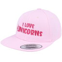 Unicorns 【 Kids I Love Pink Snapback Kids Pink 】 pink ピンク Snapback スナップバック バッグ キッズ ベビー マタニティ キッズファッション 帽子 キャップ ジュニア キッズ pink ピンク