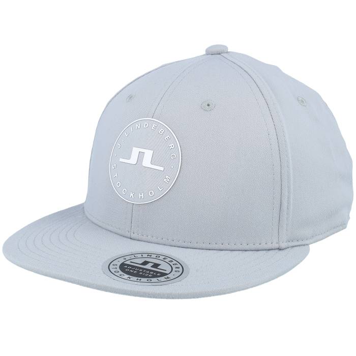 J.lindeberg 【 Drive Cap High Rise Snapback Men Grey 】 キャップ 帽子 ハイ ライズ Snapback スナップバック バッグ バッグ 小物 ブランド雑貨 帽子 メンズ帽子 キャップ メンズ 灰色 グレー