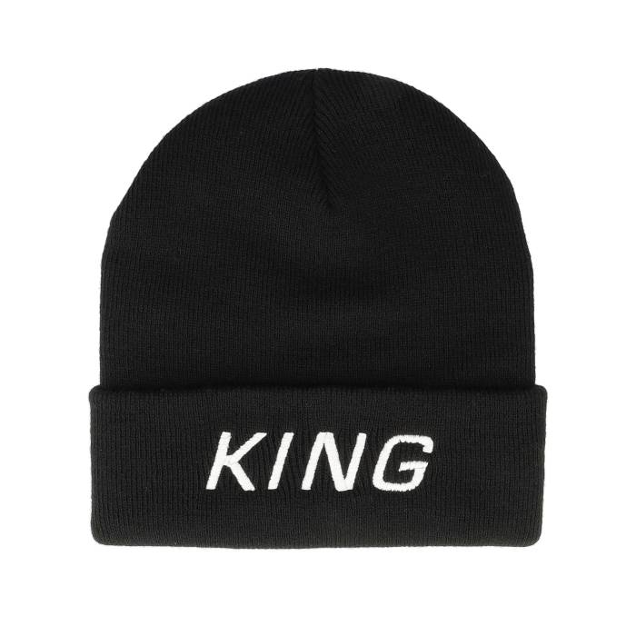 King Apparel 【 Tennyson Beanie Black Cuff Men Black 】 キャップ 帽子 黒色 ブラック バッグ 小物 ブランド雑貨 帽子 メンズ帽子 ニット帽 メンズ 黒色 ブラック