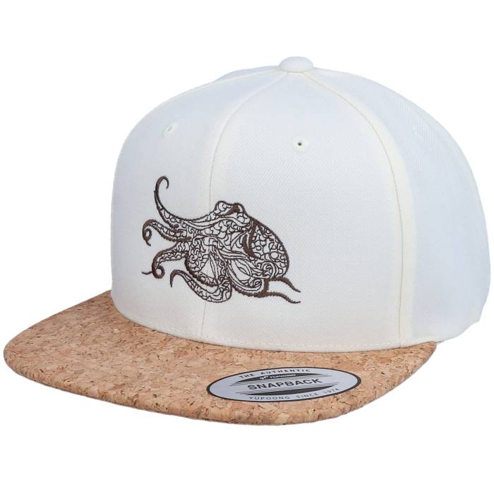 【★スーパーSALE★12/11深夜2時迄】アイコニック Iconic 【 Octopus Mandala Natural/Cork Snapback Men..