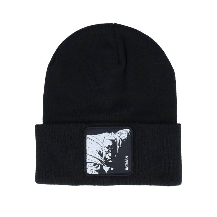Capslab 【 Dc Comics Batman Beanie Black Cuff Men Black 】 DC ディーシー コミックス キャップ 帽..