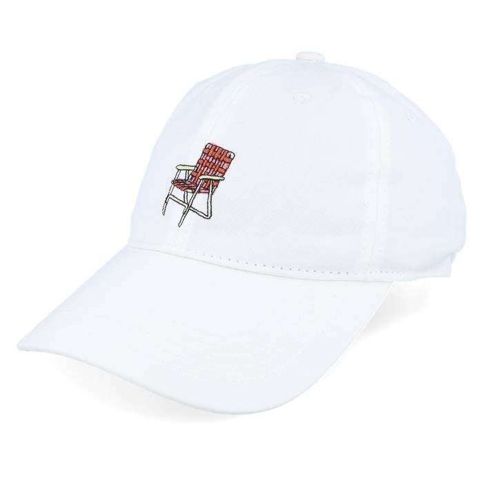Dedicated 【 Soft Cap Lawn Chair White Dad Cap Men White 】 キャップ 帽子 白色 ホワイト バッグ ..
