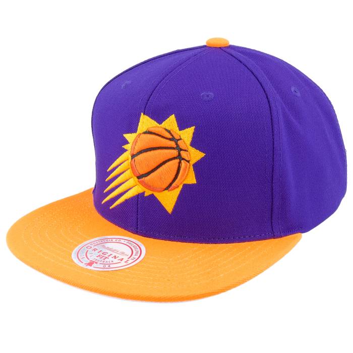 ミッチェル&ネス Mitchell & Ness 【 Phoenix Suns Core Basic Purple/Orange Snapback Men Purple 】 ..